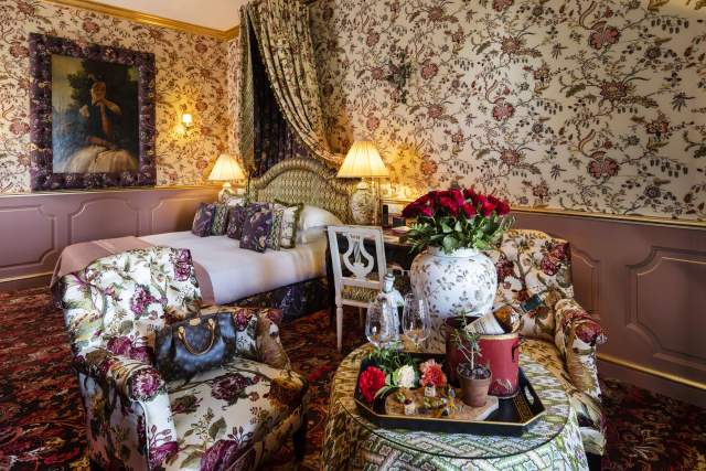 Chambre de la Villa Gallici, hôtel 5 étoiles à Aix-en-Provence 