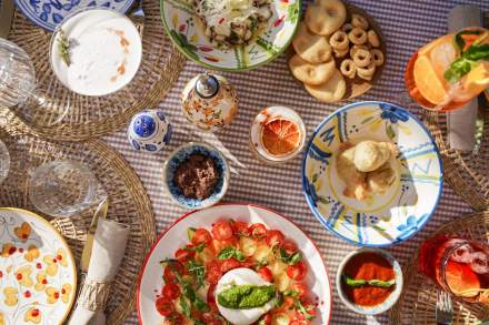 Buffet de la Dolce Serata, Restaurant Italien de l'hôtel Villa Gallici à Aix-en-Provence