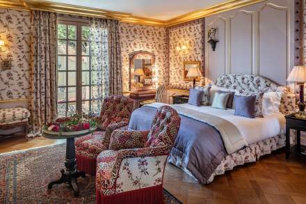 Chambre de la Villa Gallici, hôtel 5 étoiles à Aix en Provence, Luxe