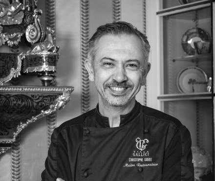 Chef Christophe Gavot Maitre restaurateur de la Taula Gallici Restaurant Gastronomique à Aix en Provence de l'hôtel Villa Gallici