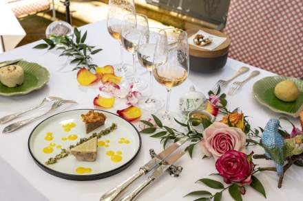 Plat du Restaurant Gastronomique La Taula Gallici à Aix en Provence de l'hôtel Villa Gallici