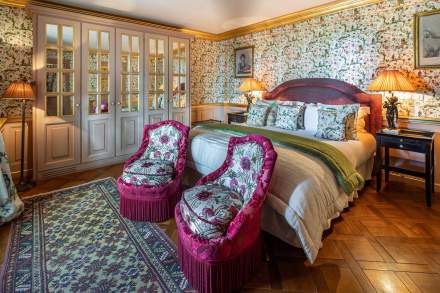 chambre grise de la Villa Gallici, hôtel de luxe à Aix-en-Provence