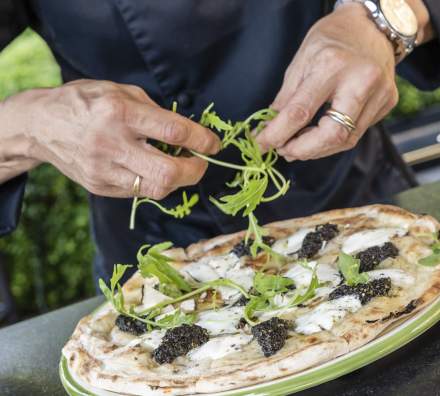 Plat de la Dolce Serata, Restaurant Italien de l'hôtel Villa Gallici à Aix-en-Provence