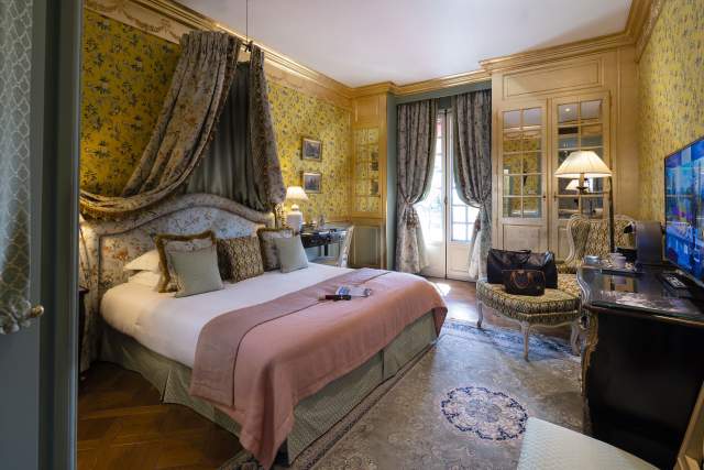chambre deluxe de la Villa Gallici, hôtel 5 étoiles à Aix-en-Provence