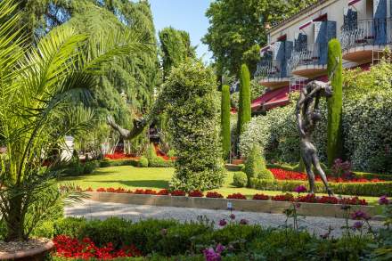 Entrée de la Villa Gallici, Hôtel de Luxe à Aix-en-Provence