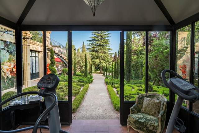 Appareil fitness de la Villa Gallici, hôtel 5 étoiles à Aix-en-Provence