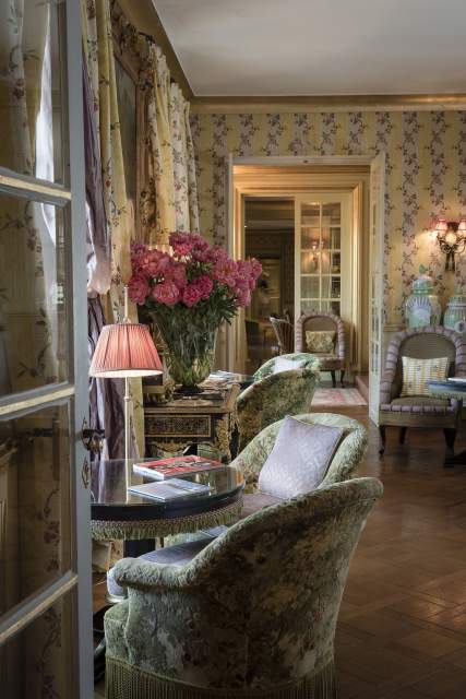 Salon de la Villa Gallici, hôtel 5 étoiles à Aix-en-Provence