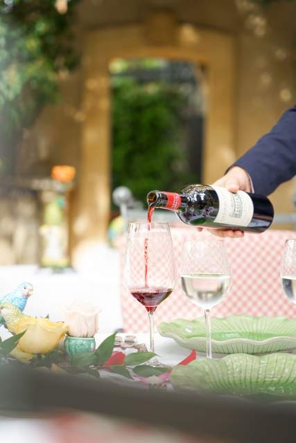 terrasse, restaurant gastronomique, taula gallici, aix en provence