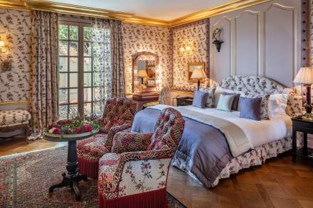 Chambre de la Villa Gallici, hôtel 5 étoiles à Aix en Provence, Luxe