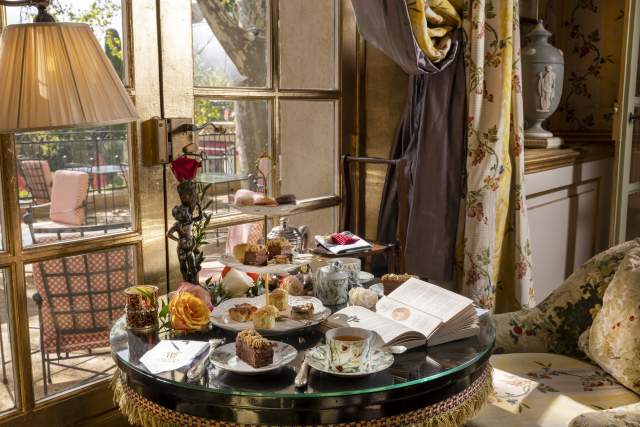 tea time à la Villa Gallici, hôtel 5 étoiles à Aix-en-Provence